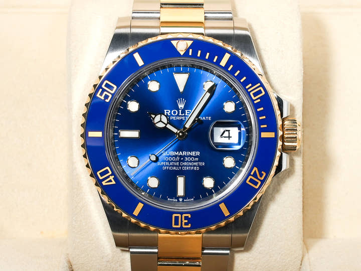 ロレックス サブマリーナー デイト Ref.126613LB ステンレススチール/イエローゴールド ブルー文字盤 中古 gibxvhb5
