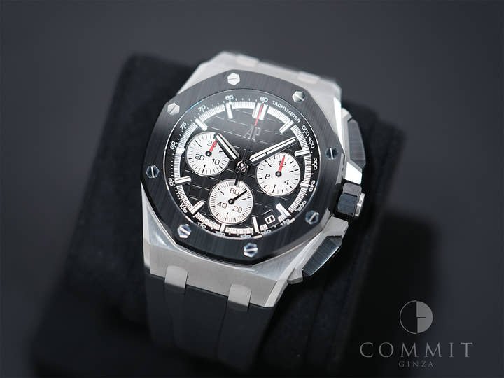 オーデマピゲ ロイヤルオーク オフショア クロノグラフ Ref.26420SO.OO.A002CA.01 ステンレススチール/ブラックセラミック ブラック文字盤 美品 pemorfxg