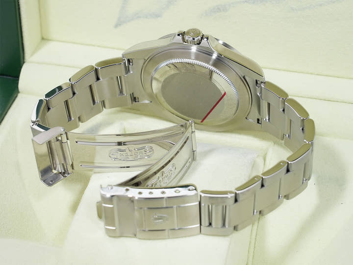 ロレックス エクスプローラーII Ref.16570 ステンレススチール ホワイト文字盤 オイスターブレスレット 美中古 7kv4h249