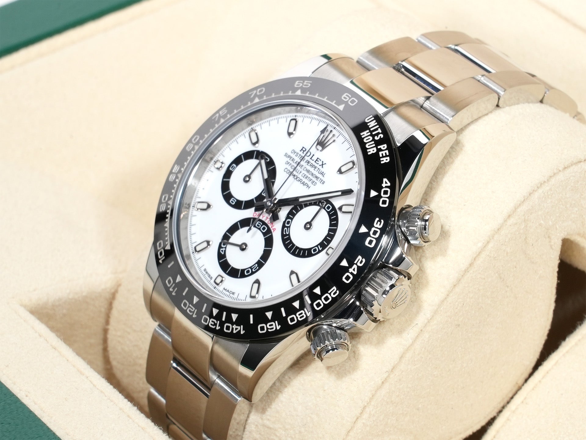ROLEX Daytona Ref.116500LN Stainless Steel White Dial Excellent Condition syn82yjv