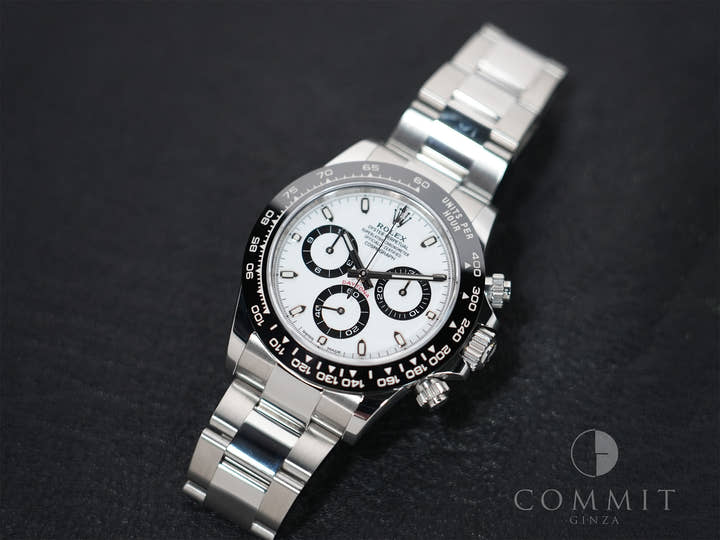 ROLEX Daytona Ref.116500LN Stainless Steel White Dial Excellent Condition syn82yjv