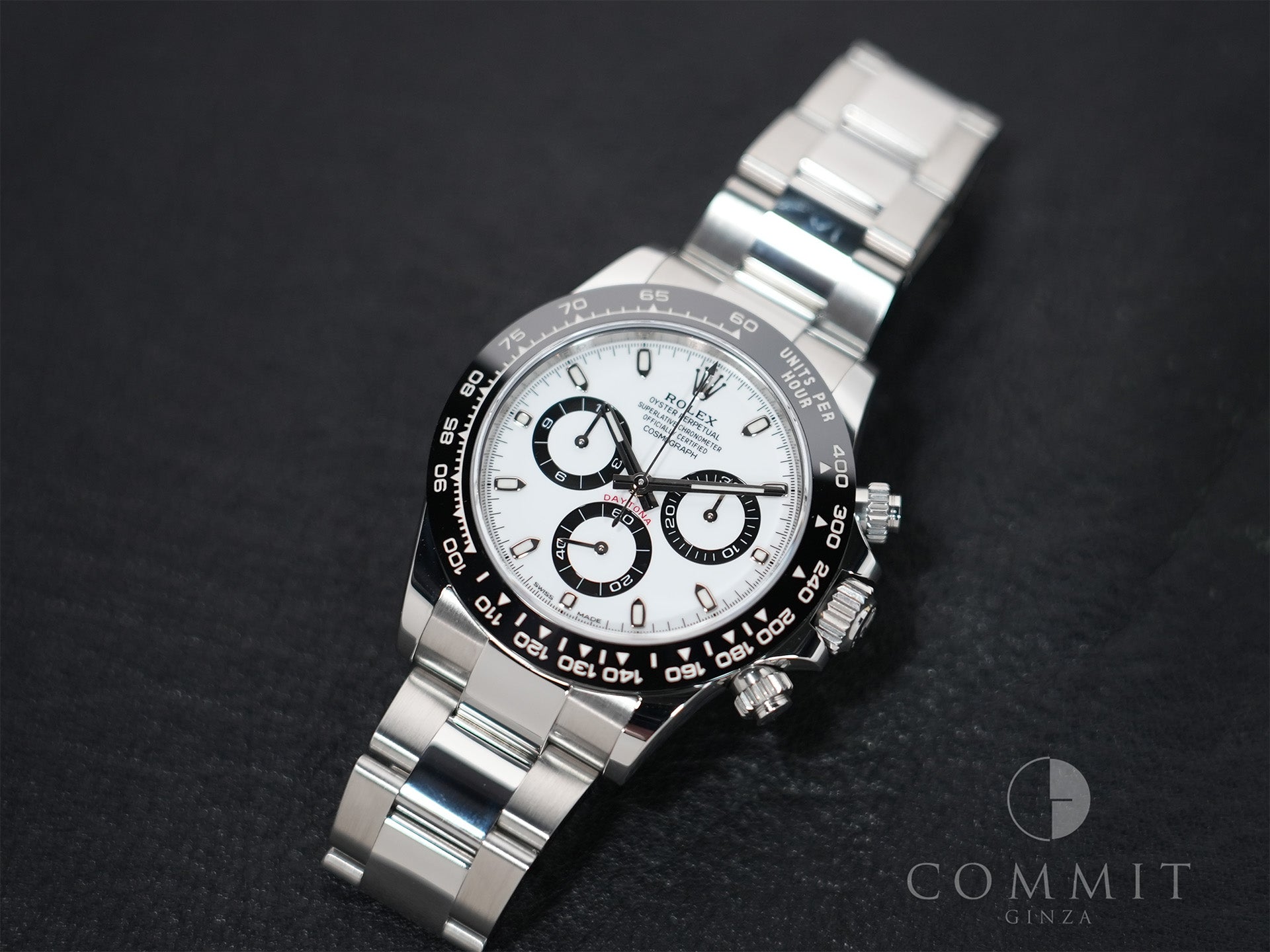 ROLEX Daytona Ref.116500LN Stainless Steel White Dial Excellent Condition syn82yjv