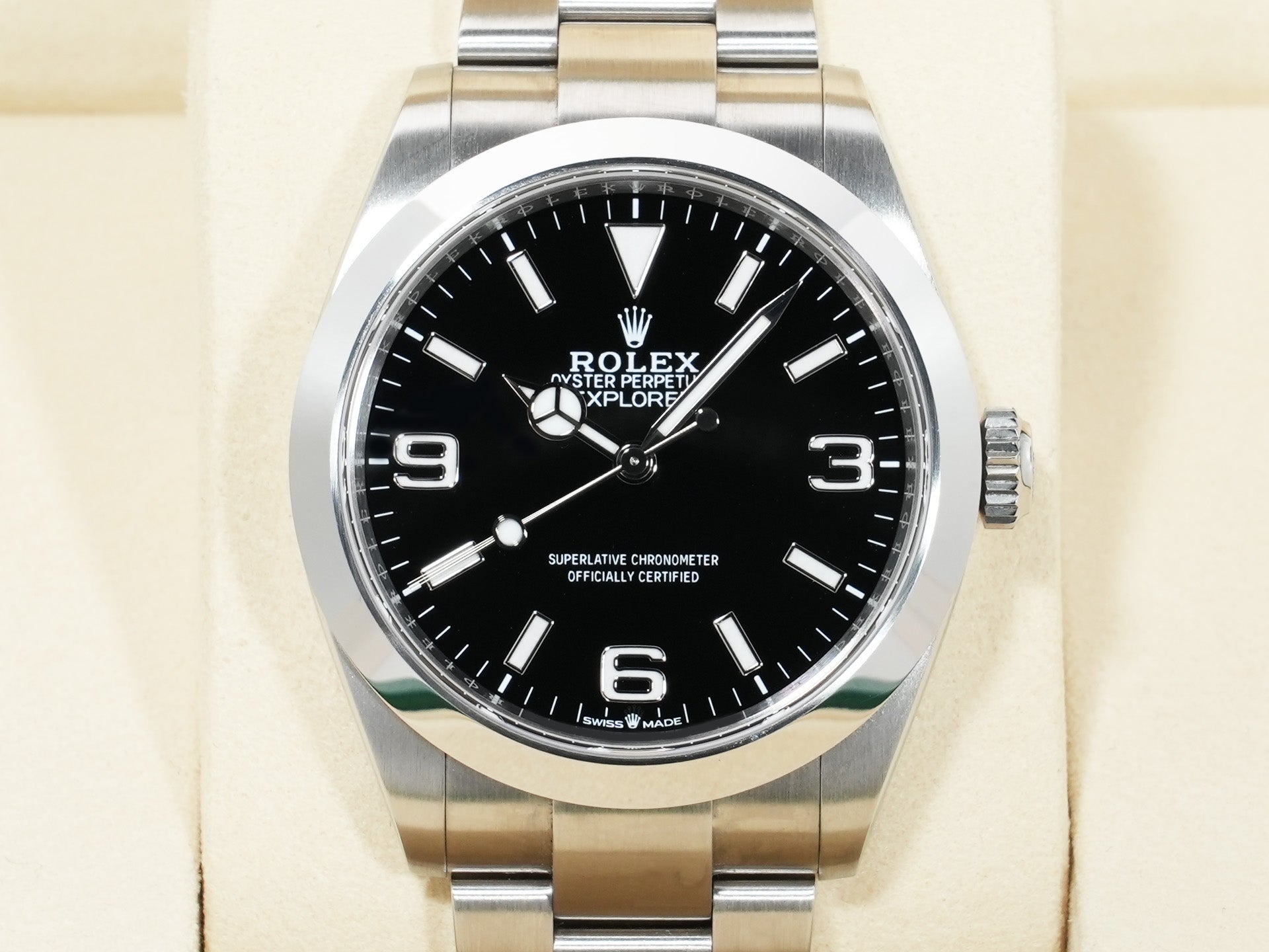 ロレックス エクスプローラー40 Ref.224270 ステンレススチール ブラック文字盤 オイスターブレスレット 美中古 4xg7iq28