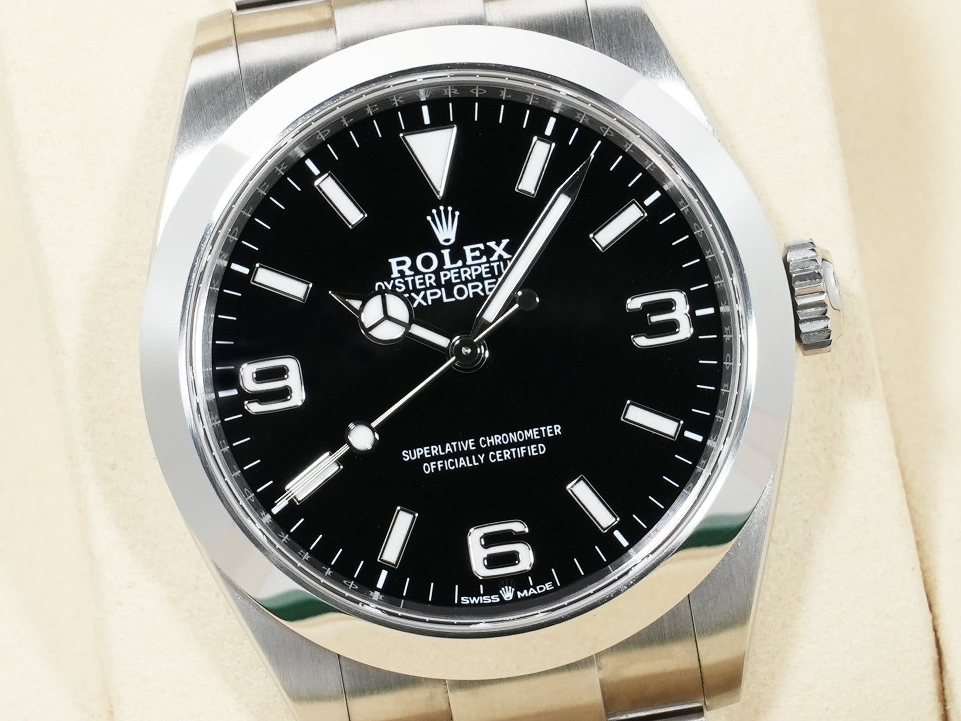 ロレックス エクスプローラー40 Ref.224270 ステンレススチール ブラック文字盤 オイスターブレスレット 美中古 4xg7iq28