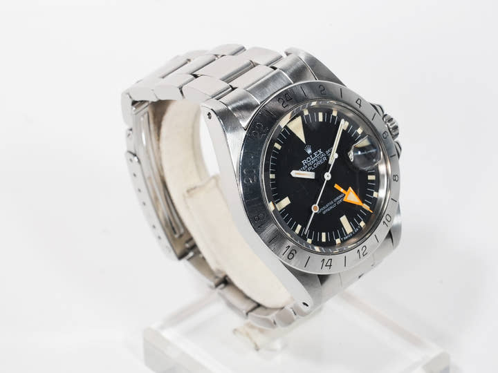 Rolex Explorer II Ref. 1655 Stainless Steel Black Dial Oyster Bracelet Used ncq3pjdp