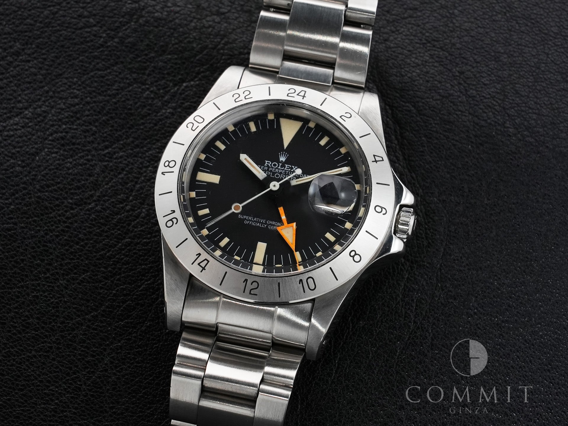 Rolex Explorer II Ref. 1655 Stainless Steel Black Dial Oyster Bracelet Used ncq3pjdp