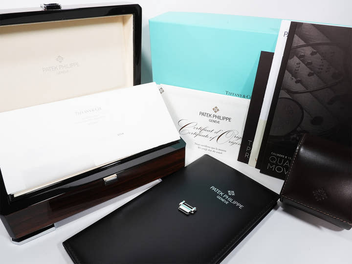 パテックフィリップ Twenty-4 TIFFANY＆CO. Ref.4910/10A-010 ステンレススチール グレー文字盤 中古 cpeg7puk