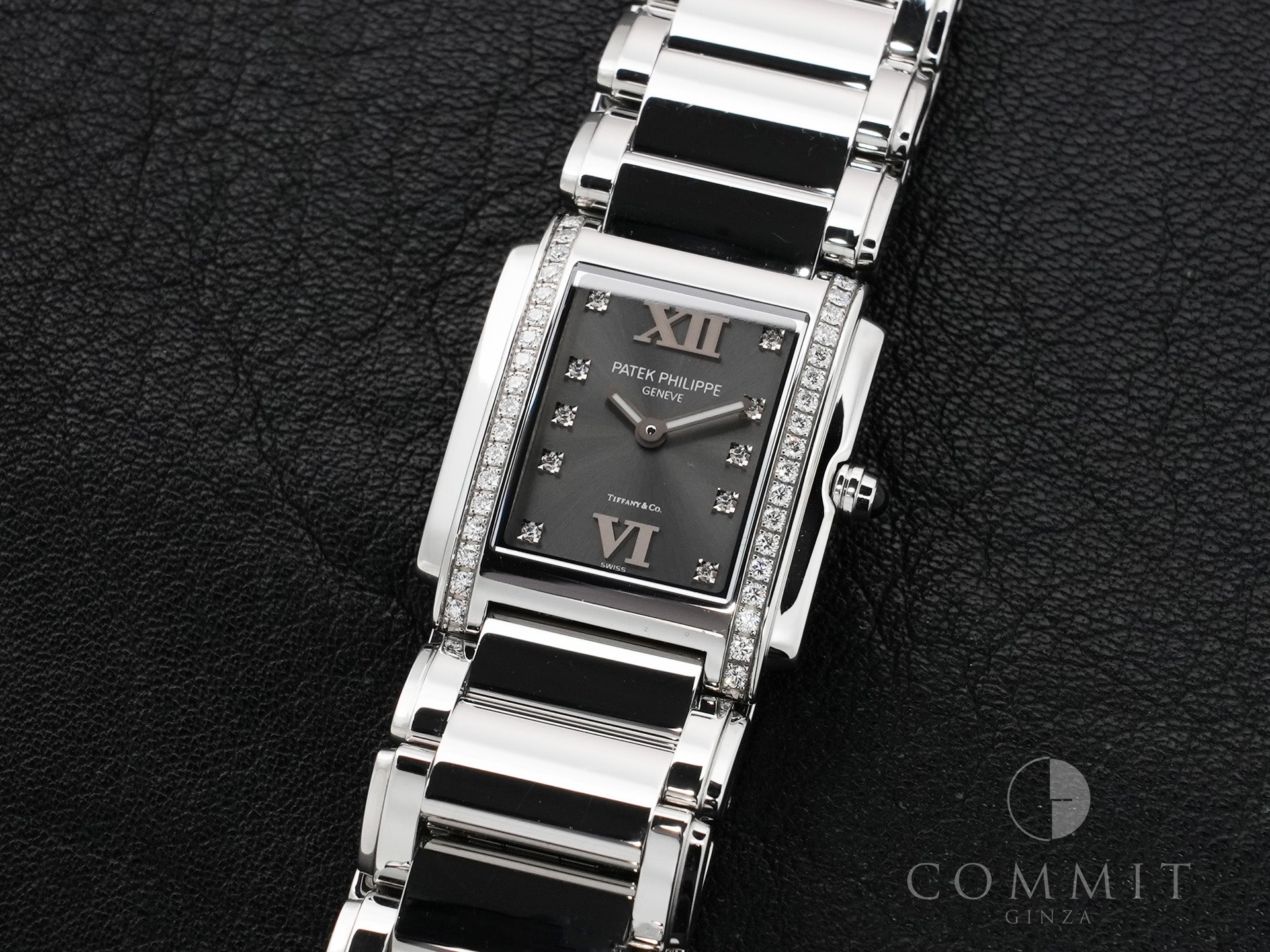 パテックフィリップ Twenty-4 TIFFANY＆CO. Ref.4910/10A-010 ステンレススチール グレー文字盤 中古 cpeg7puk