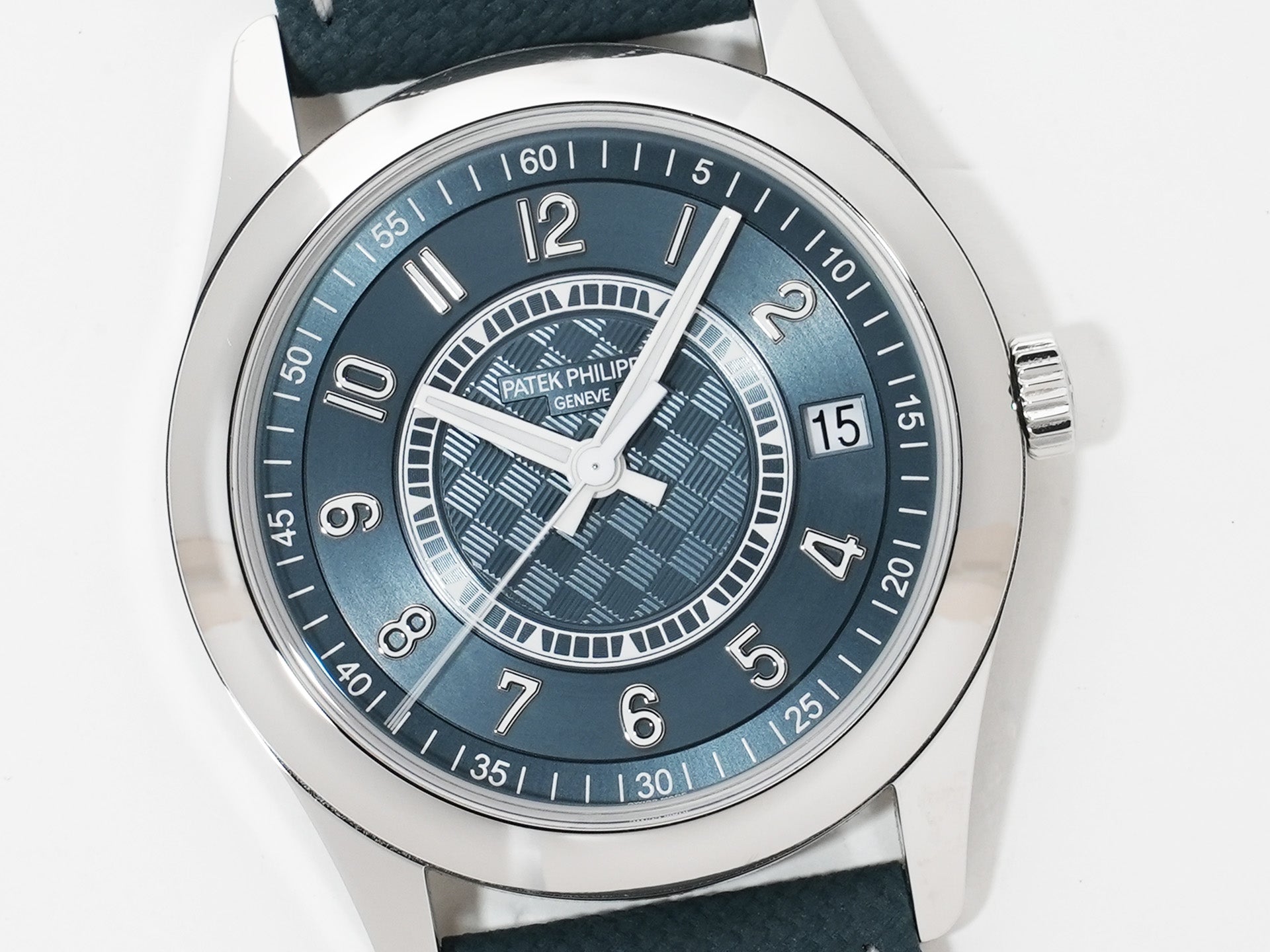 パテックフィリップ カラトラバ Ref.6007A-001 ステンレススチール グレーブルー文字盤 中古 prz8if42