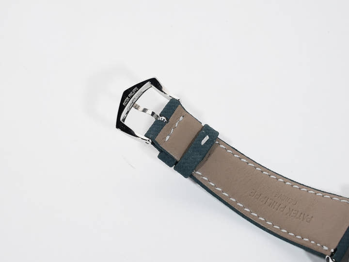 パテックフィリップ カラトラバ Ref.6007A-001 ステンレススチール グレーブルー文字盤 中古 prz8if42