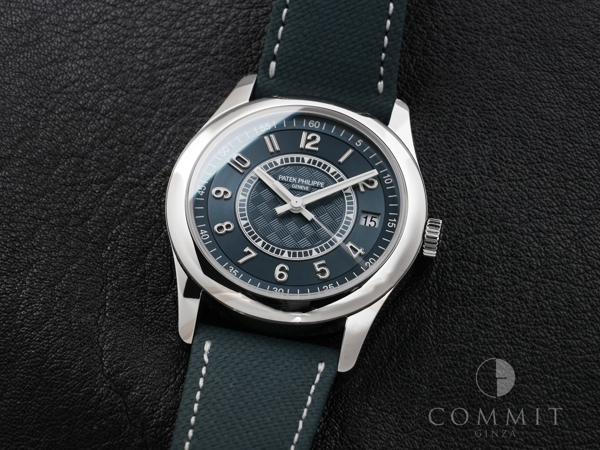 パテックフィリップ カラトラバ Ref.6007A-001 ステンレススチール グレーブルー文字盤 中古 prz8if42