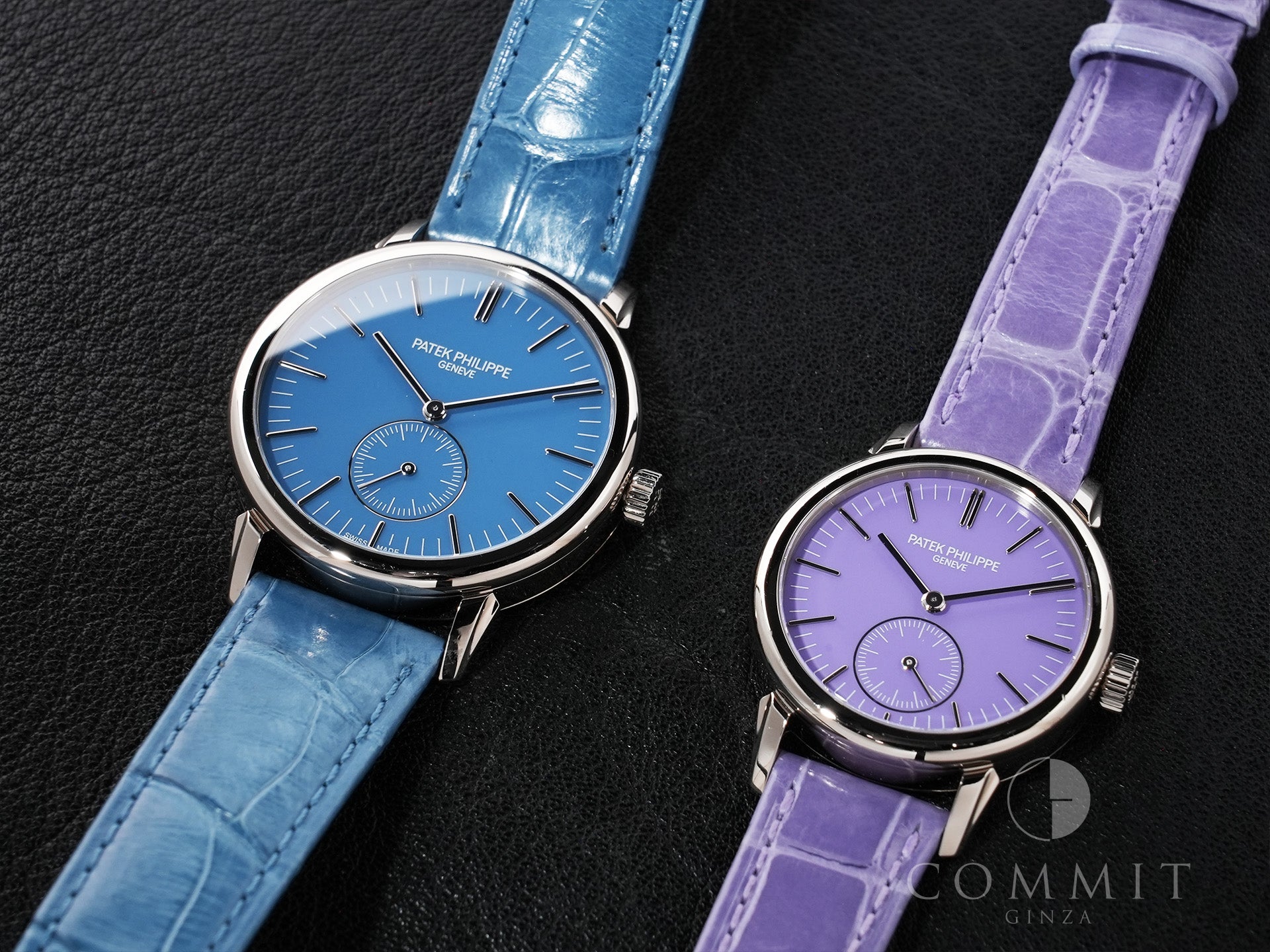 パテックフィリップ カラトラバ グランド エキシビジョン 東京2023 Ref.6127G-010/7127G-010 ホワイトゴールド ラックライトブルー(スカイブルー) ライラックトーン(パープル)文字盤 中古 x5mv9rfq