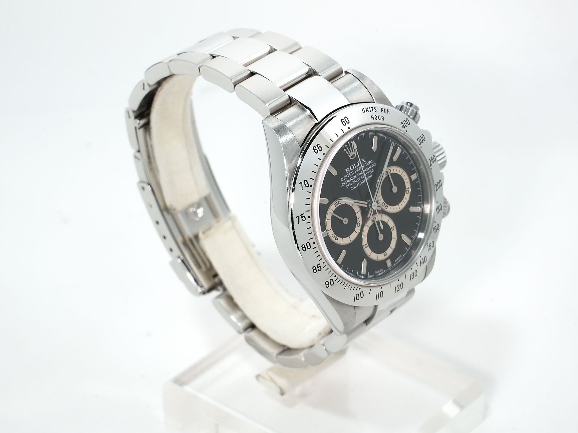 ロレックス デイトナ エルプリメロ Ref.16520 ステンレススチール ブラック文字盤 中古 43id9p5x