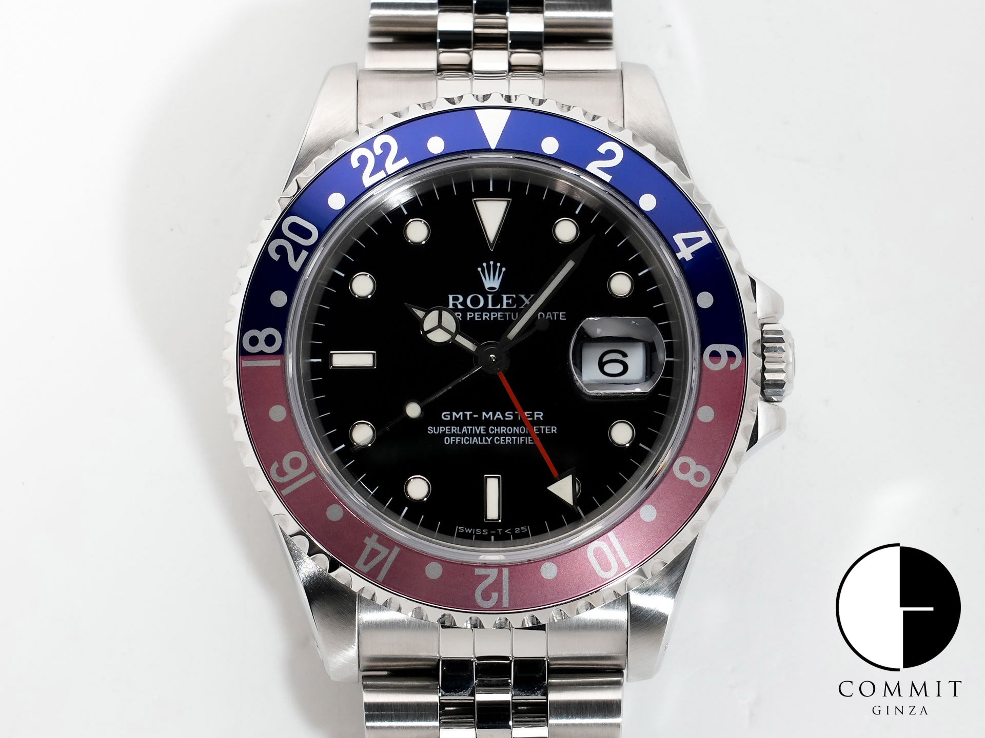 Rolex GMT-Master Ref. 16700 Stainless Steel Black Dial Jubilee Bracelet Excellent Used htskt7bx