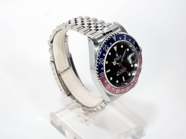 Rolex GMT-Master Ref. 16700 Stainless Steel Black Dial Jubilee Bracelet Excellent Used htskt7bx