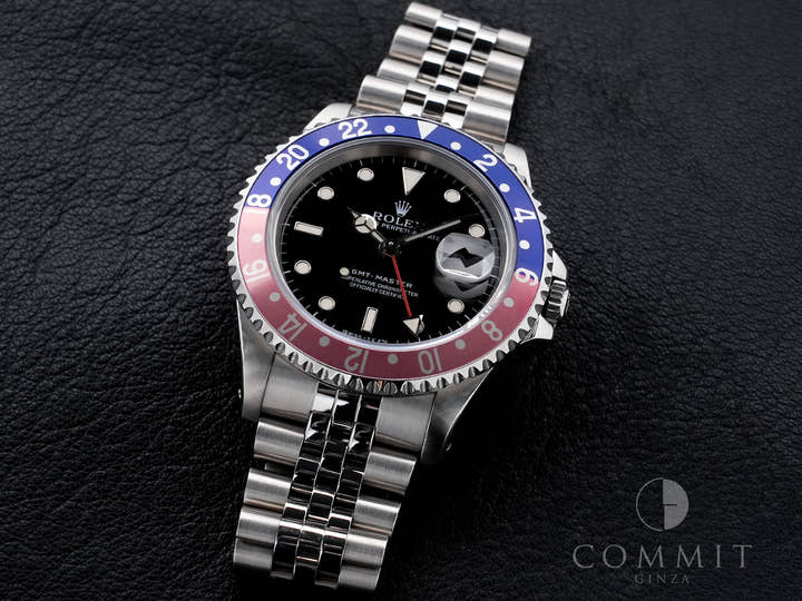 Rolex GMT-Master Ref. 16700 Stainless Steel Black Dial Jubilee Bracelet Excellent Used htskt7bx