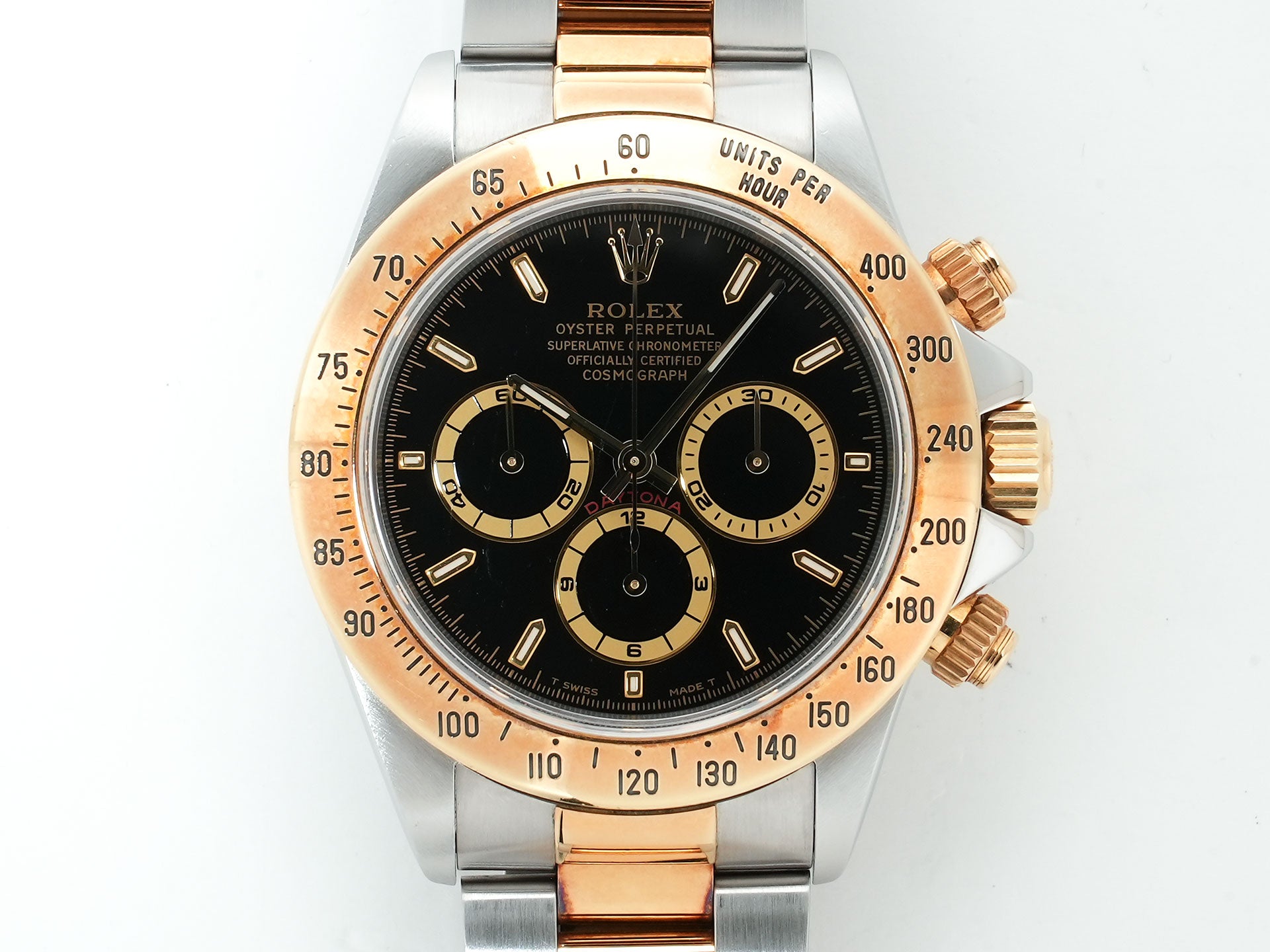 ロレックス デイトナ エルプリメロ Ref.16523 ステンレススチール/イエローゴールド ブラック文字盤 中古 buvt7ogp