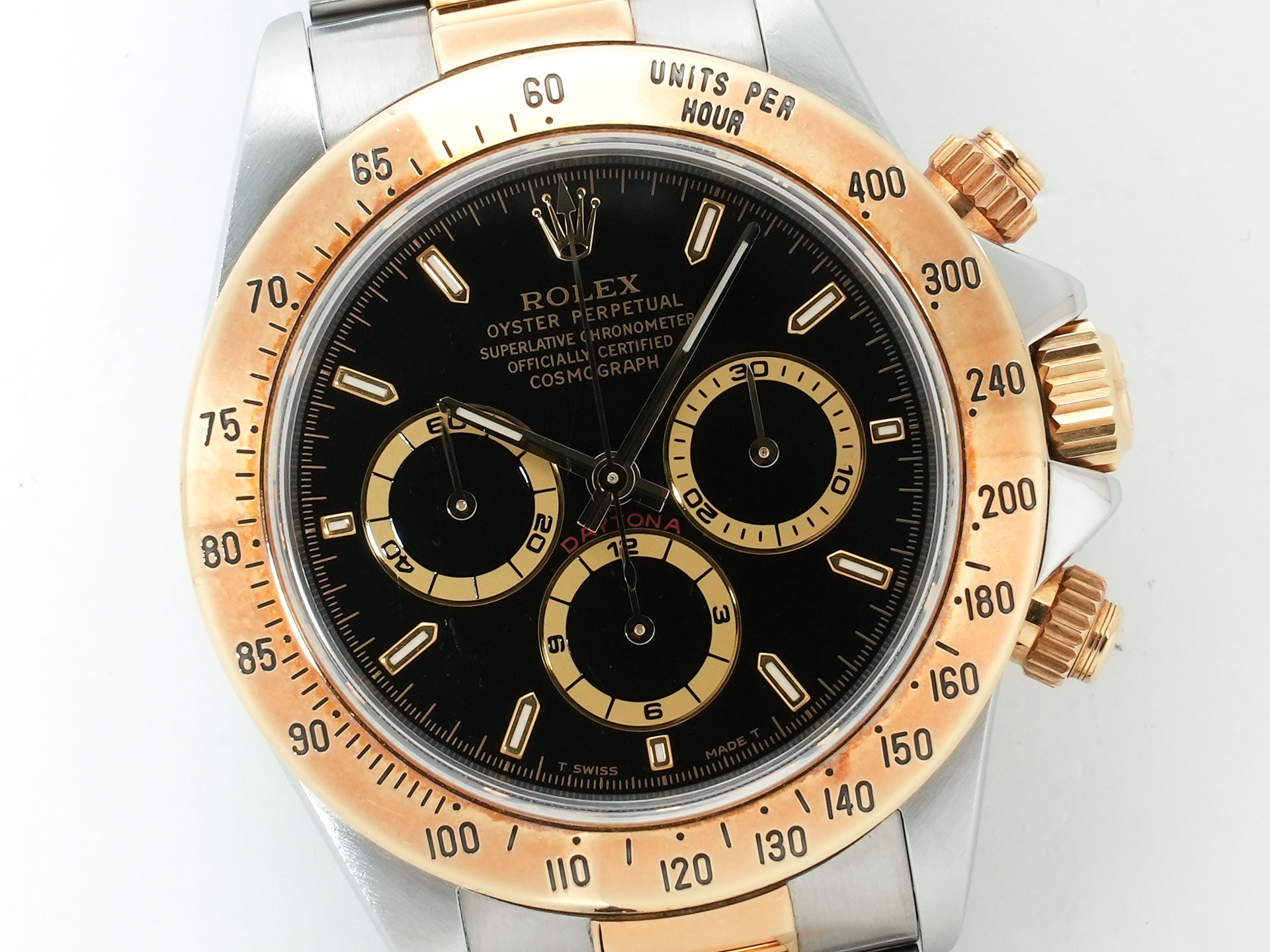 ロレックス デイトナ エルプリメロ Ref.16523 ステンレススチール/イエローゴールド ブラック文字盤 中古 buvt7ogp