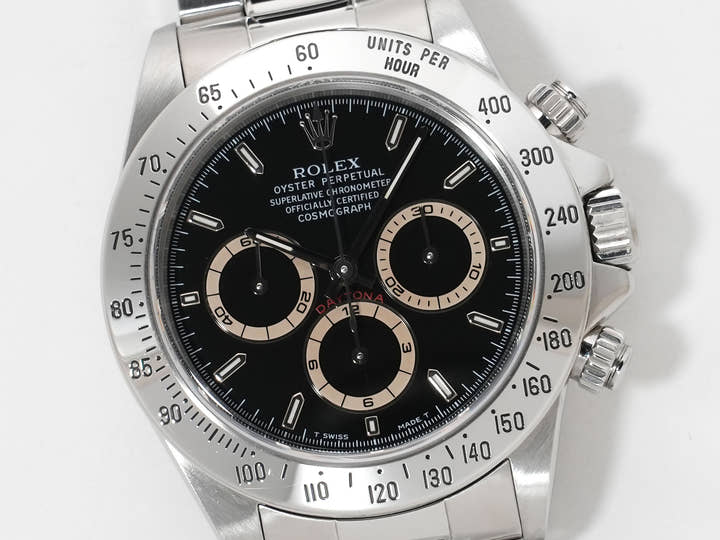 ロレックス デイトナ エルプリメロ Ref.16520 ステンレススチール ブラック文字盤 中古 pe5v4n3w