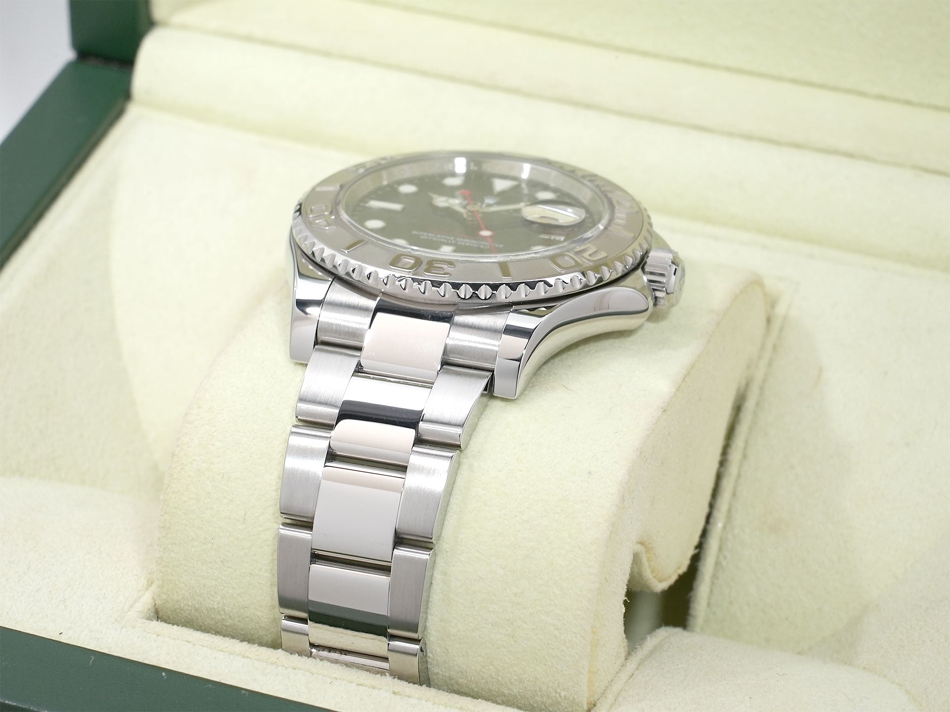 Rolex Yacht-Master 40 Ref. 116622 Stainless Steel/Platinum Blue Dial Used vxi6bwk7