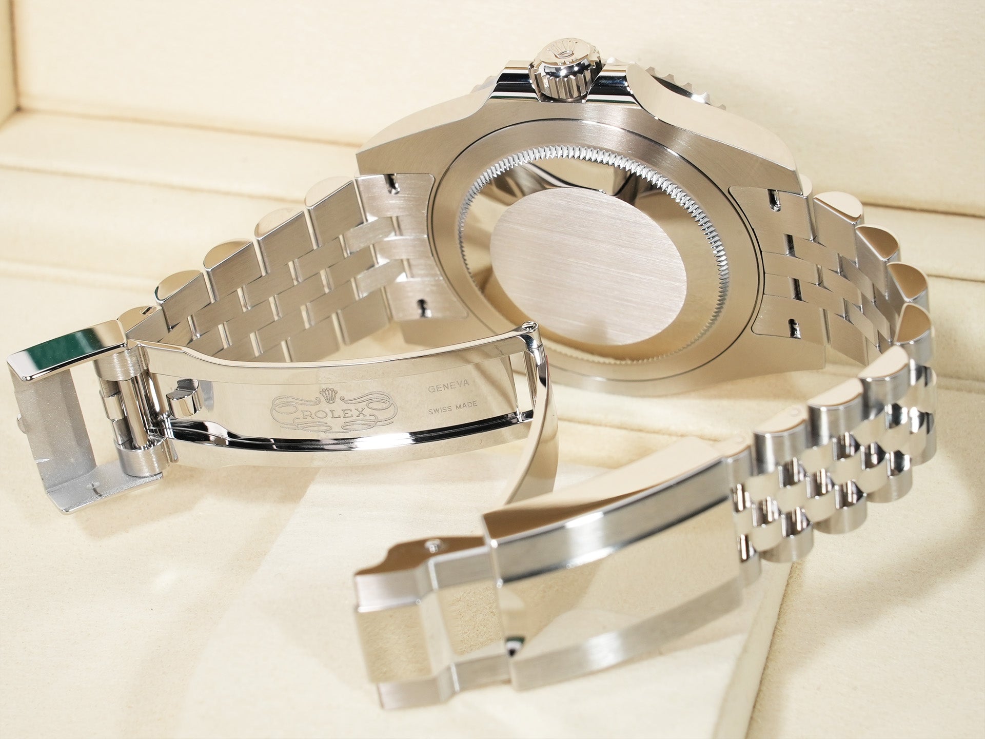 Rolex GMT-Master II Ref. 126710BLNR Stainless Steel Black Dial Jubilee Bracelet Unused f44gym4i