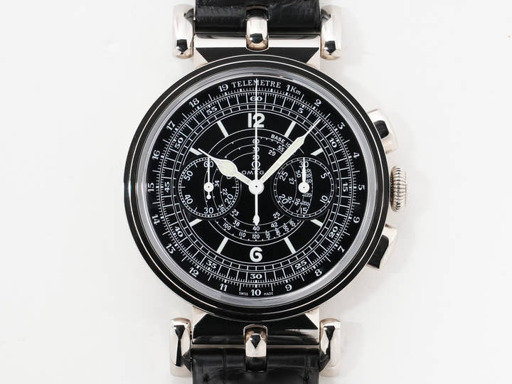OMEGA Specialties Museum Ref.516.53.38.50.01.001 White Gold Black Dial Excellent Used Condition 5zzmjfnk
