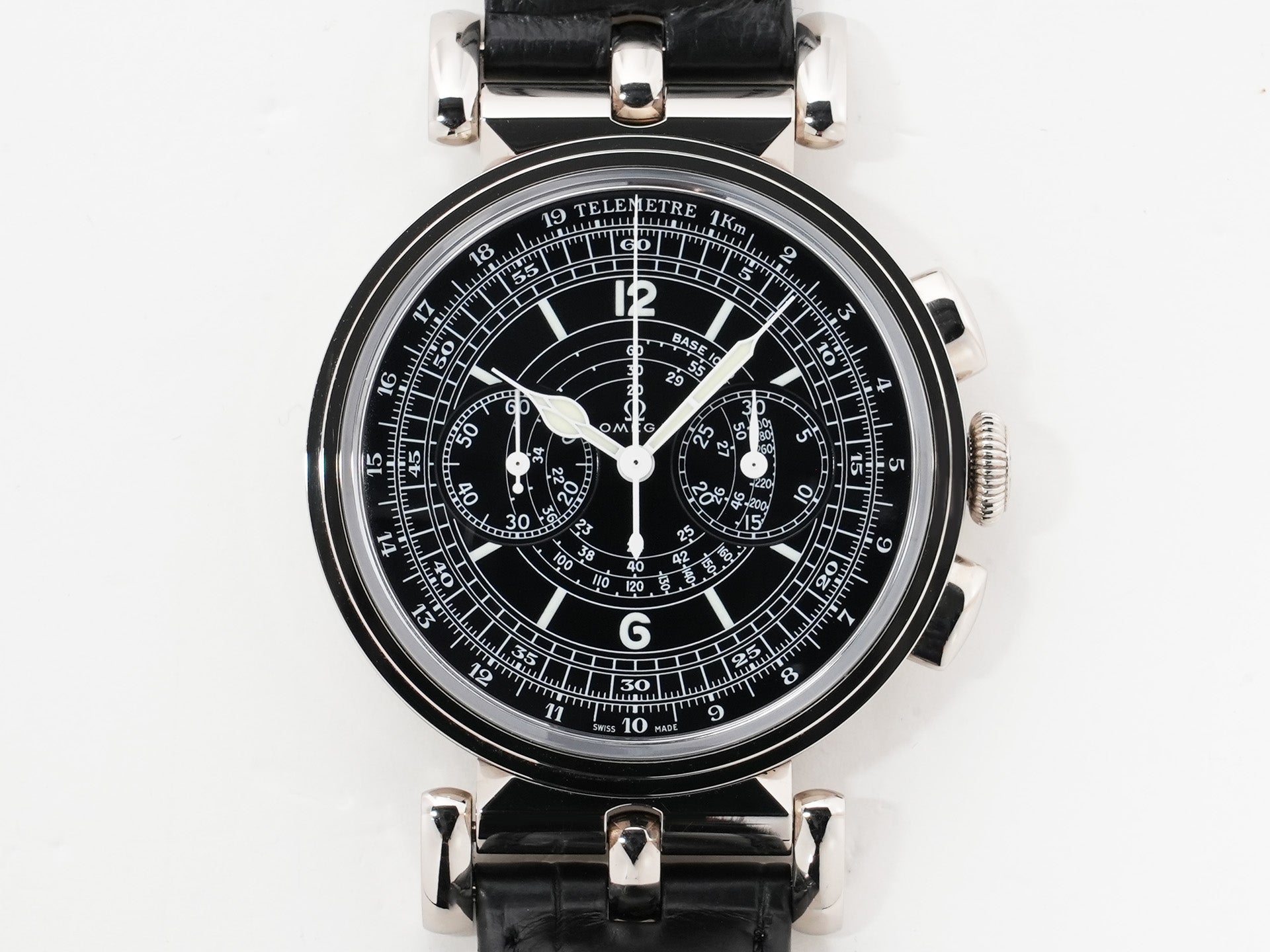OMEGA Specialties Museum Ref.516.53.38.50.01.001 White Gold Black Dial Excellent Used Condition 5zzmjfnk