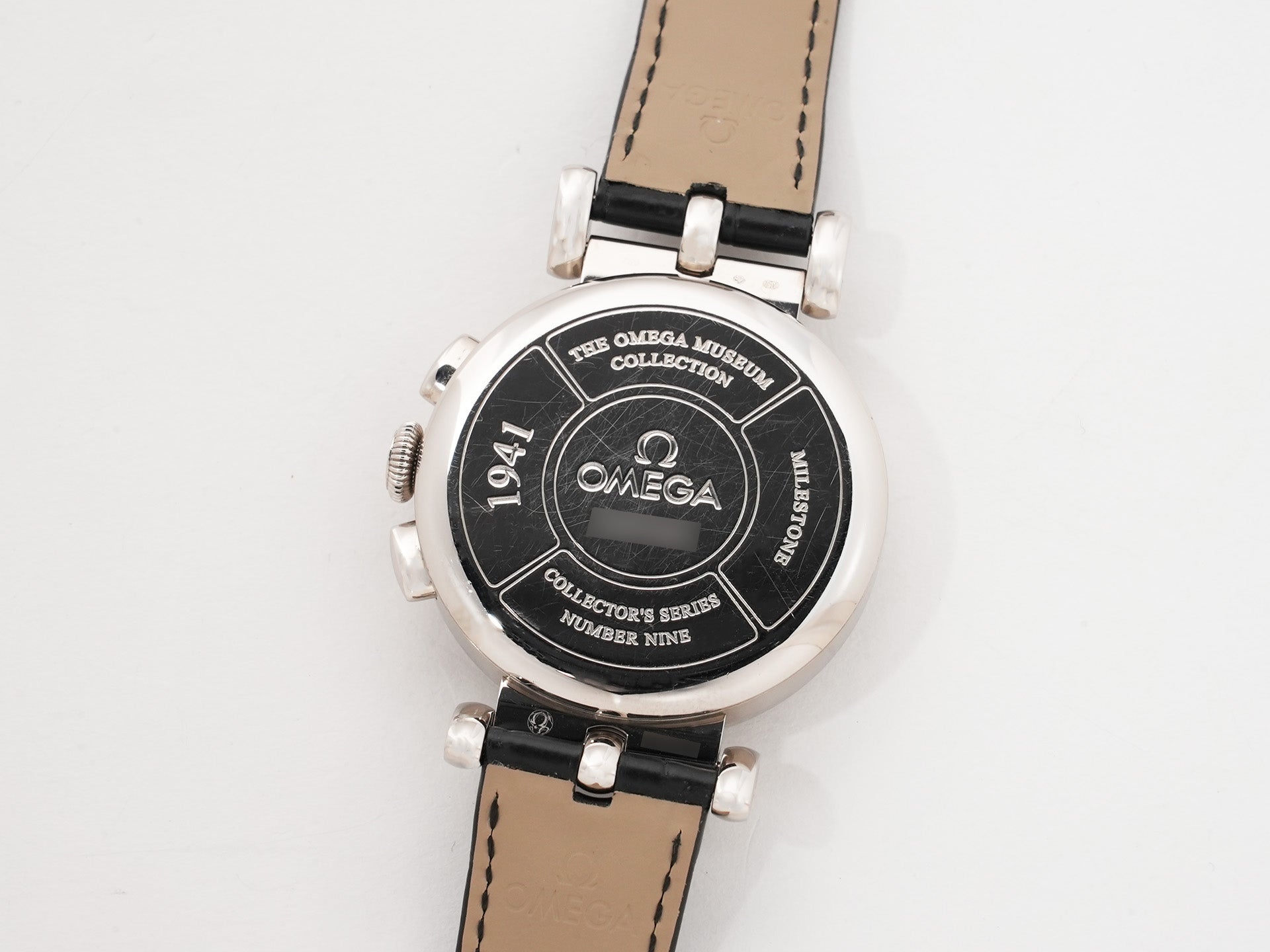 OMEGA Specialties Museum Ref.516.53.38.50.01.001 White Gold Black Dial Excellent Used Condition 5zzmjfnk