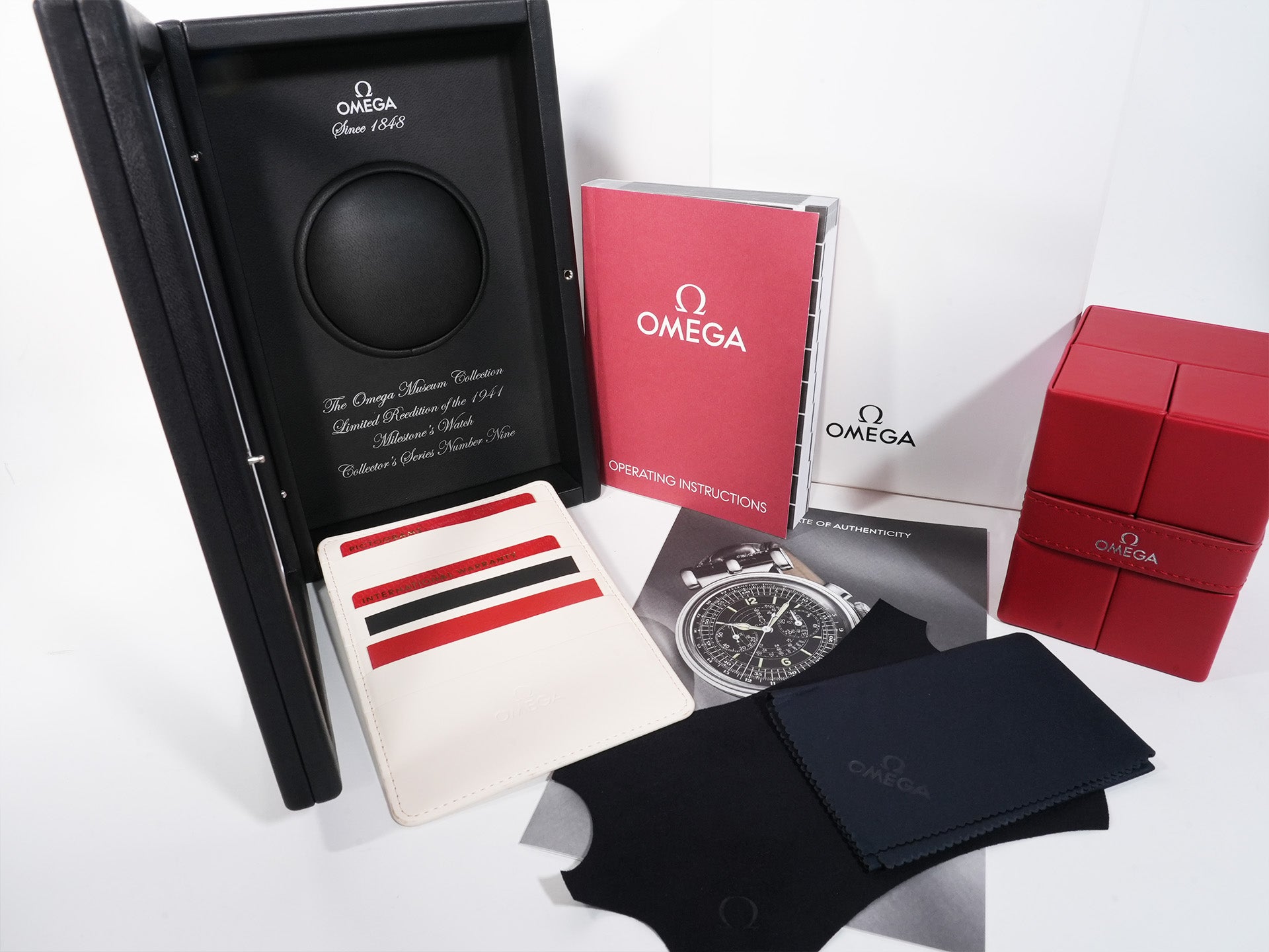 OMEGA Specialties Museum Ref.516.53.38.50.01.001 White Gold Black Dial Excellent Used Condition 5zzmjfnk