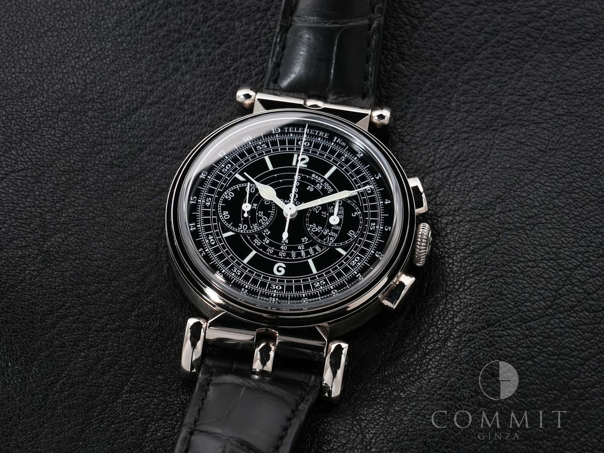 OMEGA Specialties Museum Ref.516.53.38.50.01.001 White Gold Black Dial Excellent Used Condition 5zzmjfnk