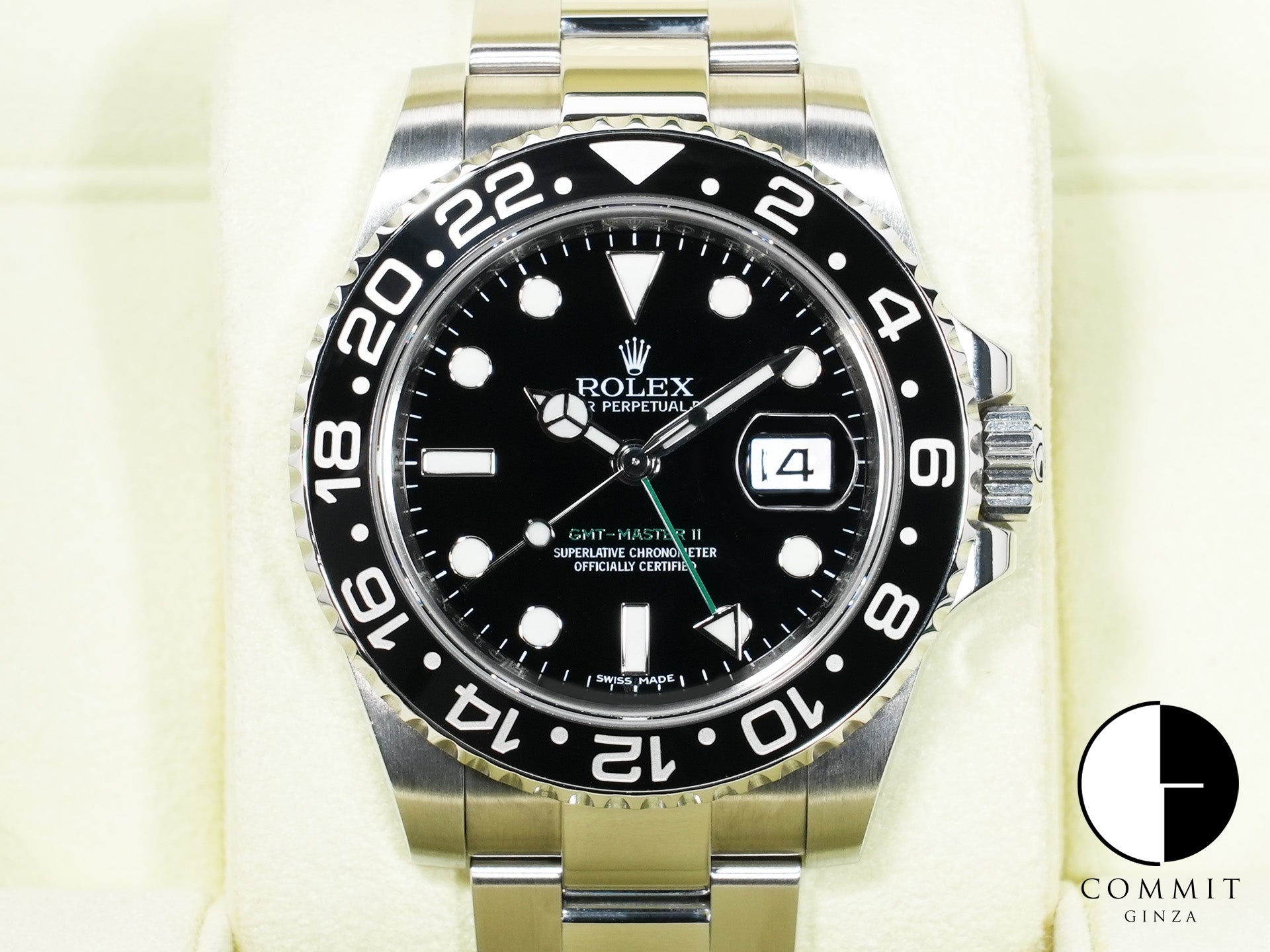 Rolex GMT-Master II Ref. 116710LN Stainless Steel Black Dial Oyster Bracelet Excellent Used w8jcug4i