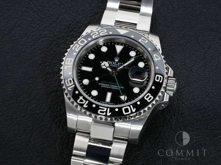 Rolex GMT-Master II Ref. 116710LN Stainless Steel Black Dial Oyster Bracelet Excellent Used w8jcug4i