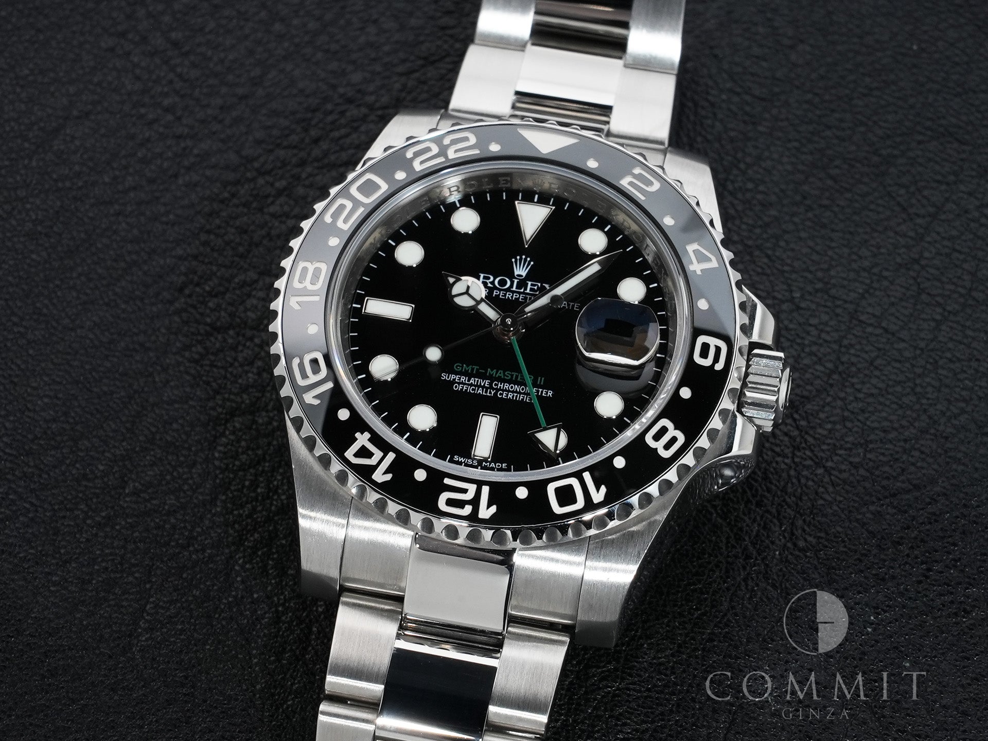 Rolex GMT-Master II Ref. 116710LN Stainless Steel Black Dial Oyster Bracelet Excellent Used w8jcug4i