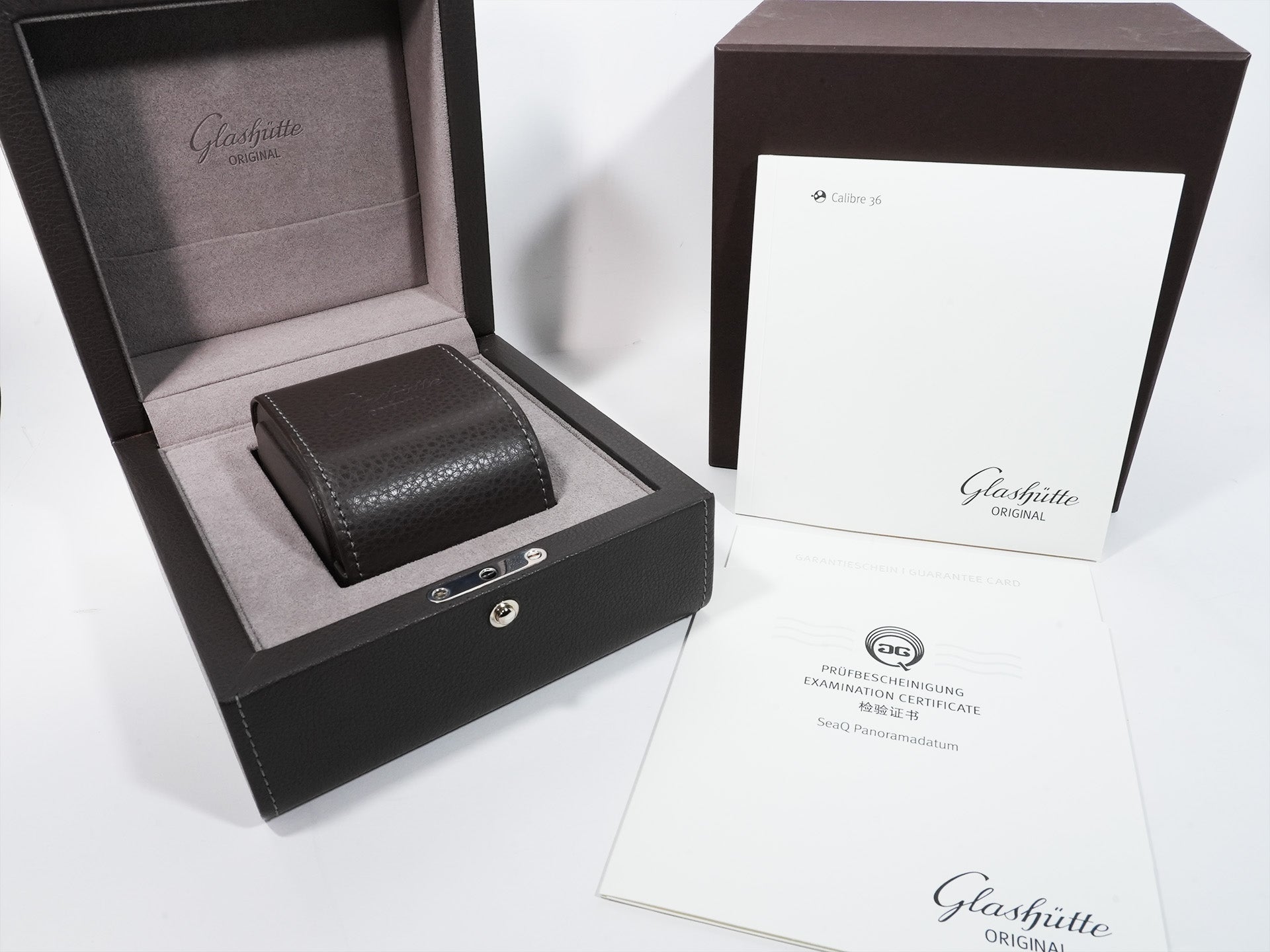 Glashütte Original SeaQ Panorama Date Ref. 1-36-13-04-91-34 Red Gold/Stainless Steel Grey Dial Excellent Condition yewfuq2z