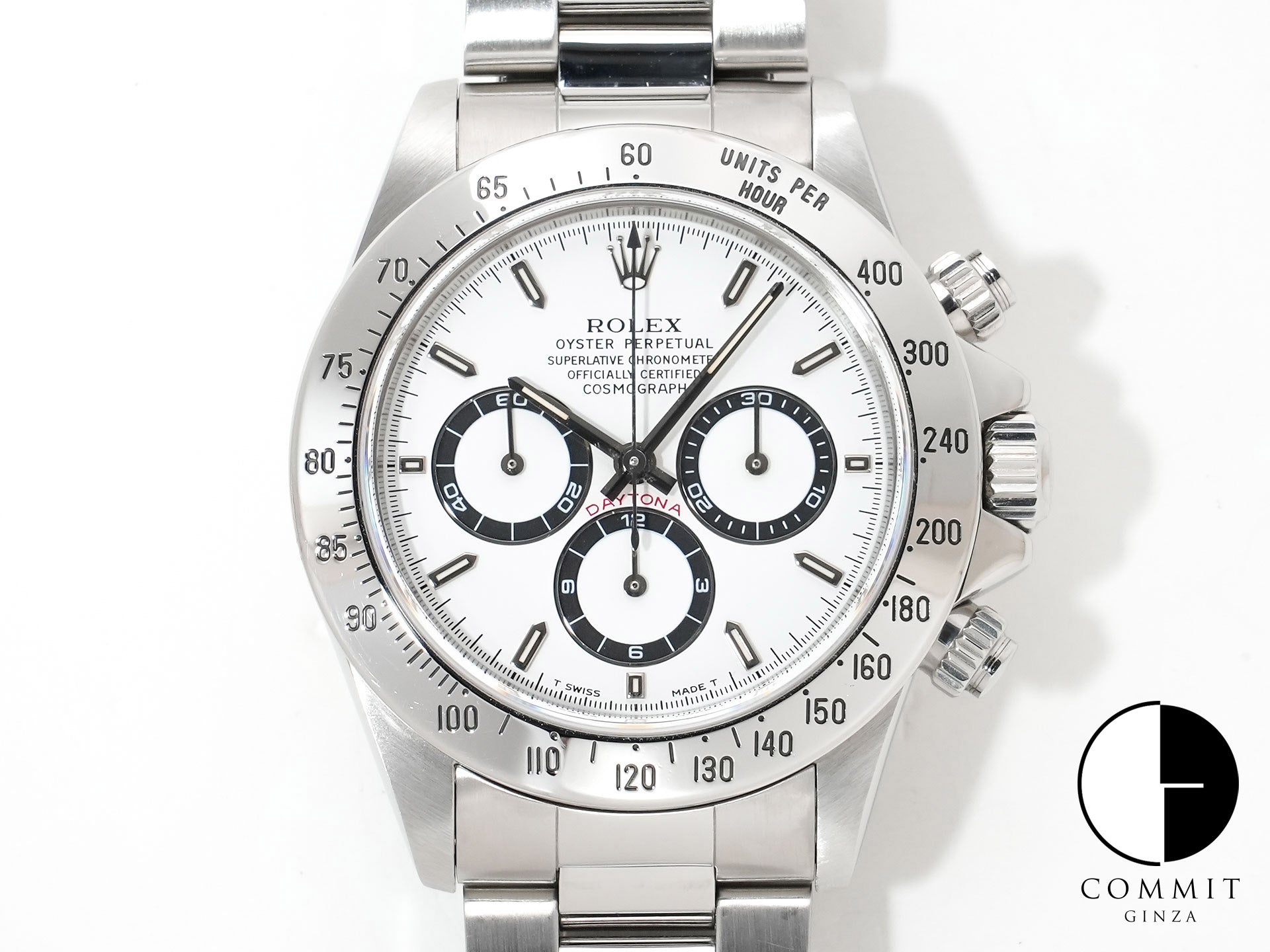 ROLEX Daytona El Primero Ref. 16520 Stainless Steel White Dial Used kgjbhon2