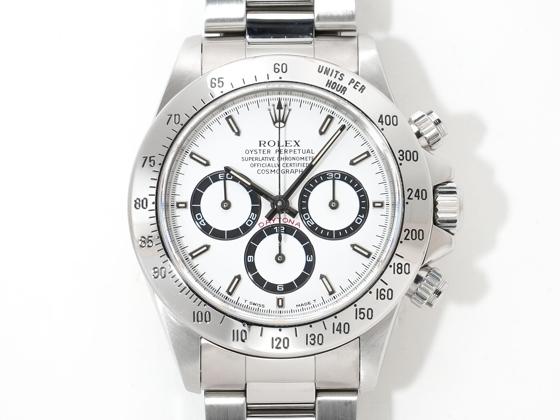 ROLEX Daytona El Primero Ref. 16520 Stainless Steel White Dial Used kgjbhon2