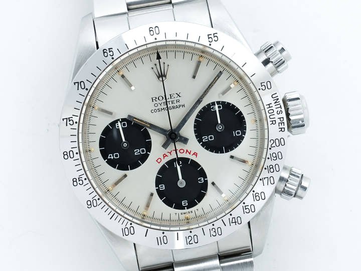 ロレックス デイトナ Ref.6265 ステンレススチール シルバー文字盤 中古 dj762ggb