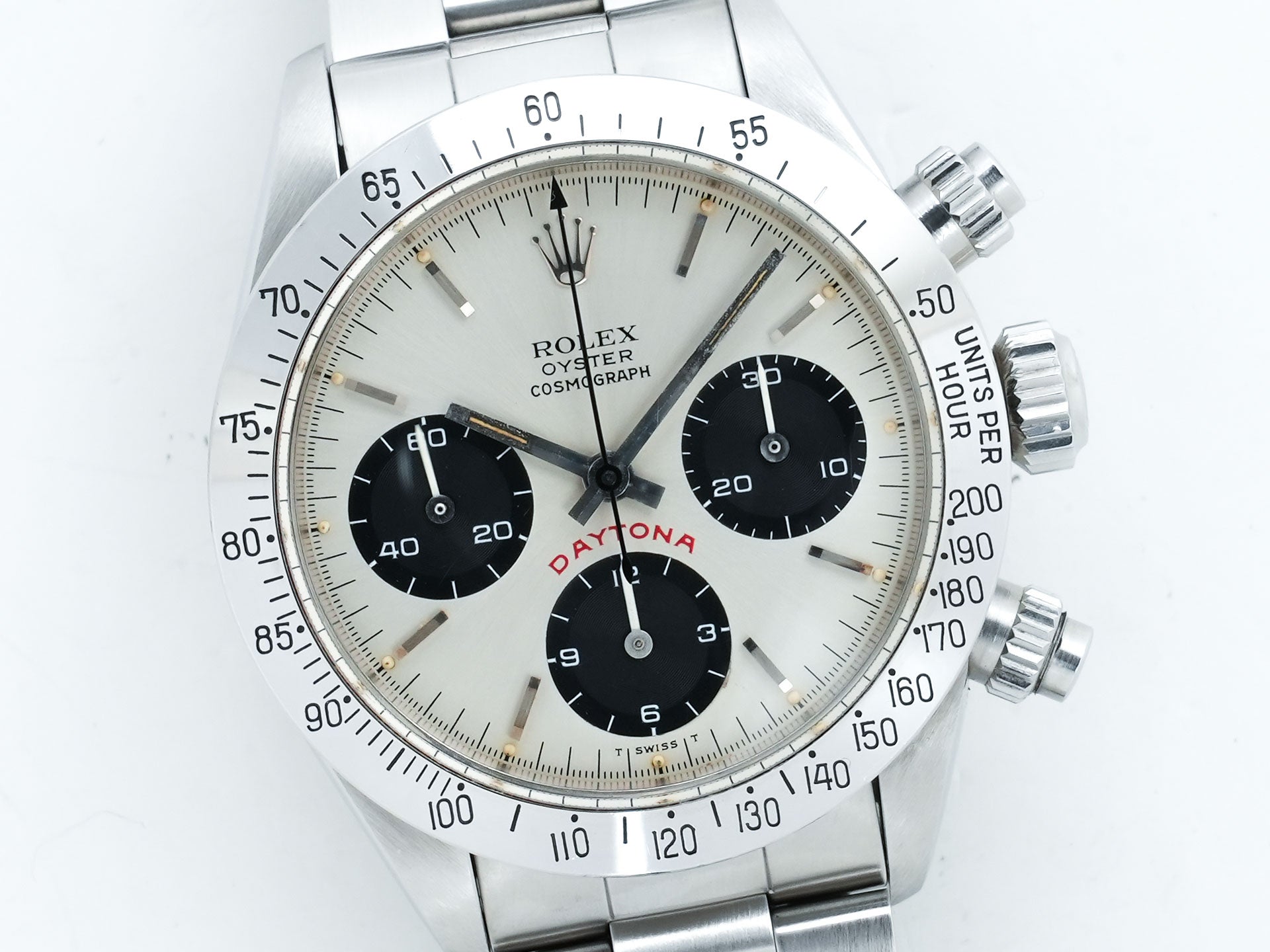 ロレックス デイトナ Ref.6265 ステンレススチール シルバー文字盤 中古 dj762ggb