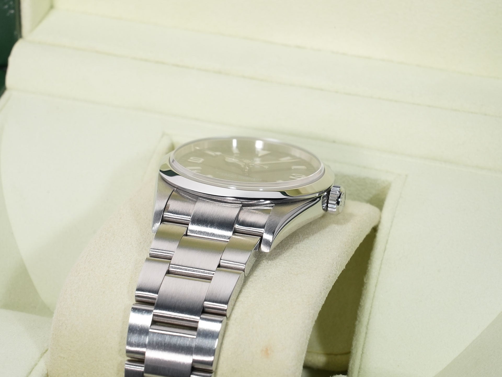 ロレックス エクスプローラーI Ref.114270 ステンレススチール ブラック文字盤 オイスターブレスレット 美品 hhwr8u9c