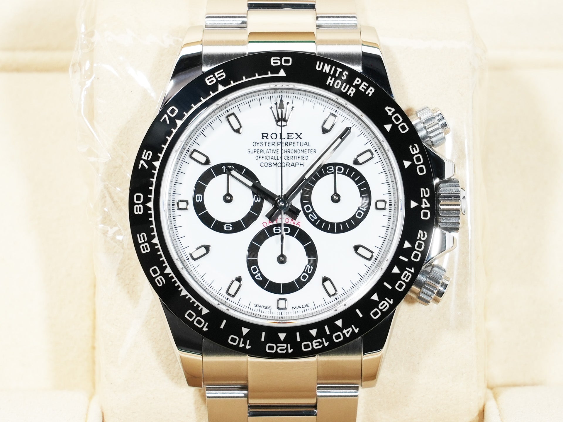 ロレックス デイトナ Ref.116500LN ステンレススチール ホワイト文字盤 美品 bkitt6rq
