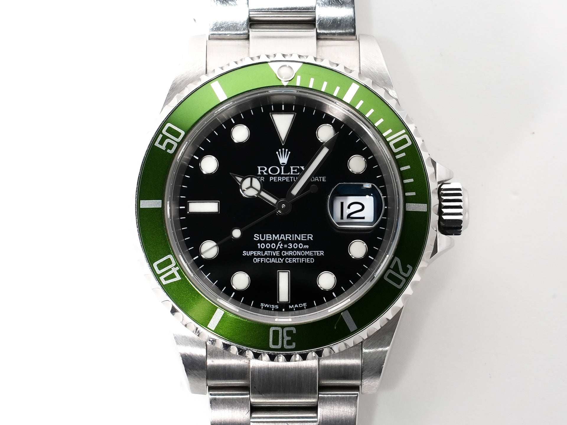 ロレックス サブマリーナー デイト Ref.16610LV ステンレススチール ブラック文字盤 中古 okpki3o2