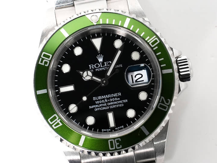 ロレックス サブマリーナー デイト Ref.16610LV ステンレススチール ブラック文字盤 中古 okpki3o2