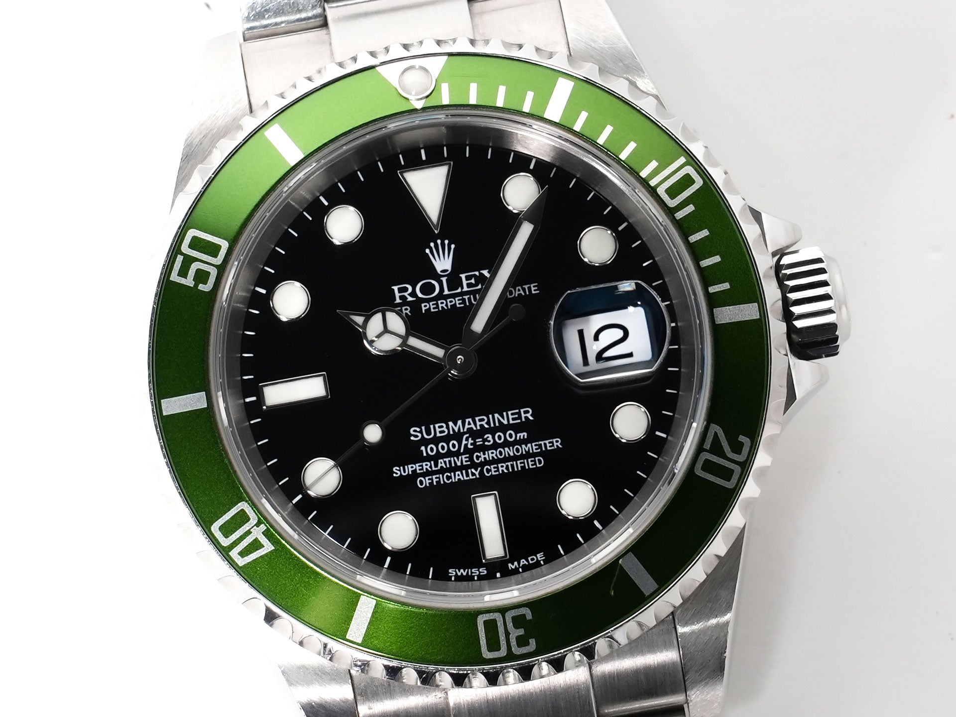 ロレックス サブマリーナー デイト Ref.16610LV ステンレススチール ブラック文字盤 中古 okpki3o2