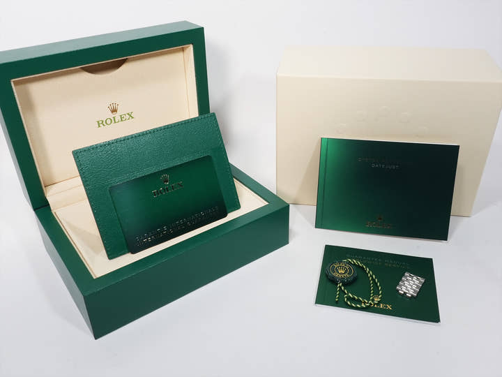 ロレックス デイトジャスト36 Ref.126200 ステンレススチール ミントグリーン文字盤 ジュビリーブレスレット 中古 gbpeagtf
