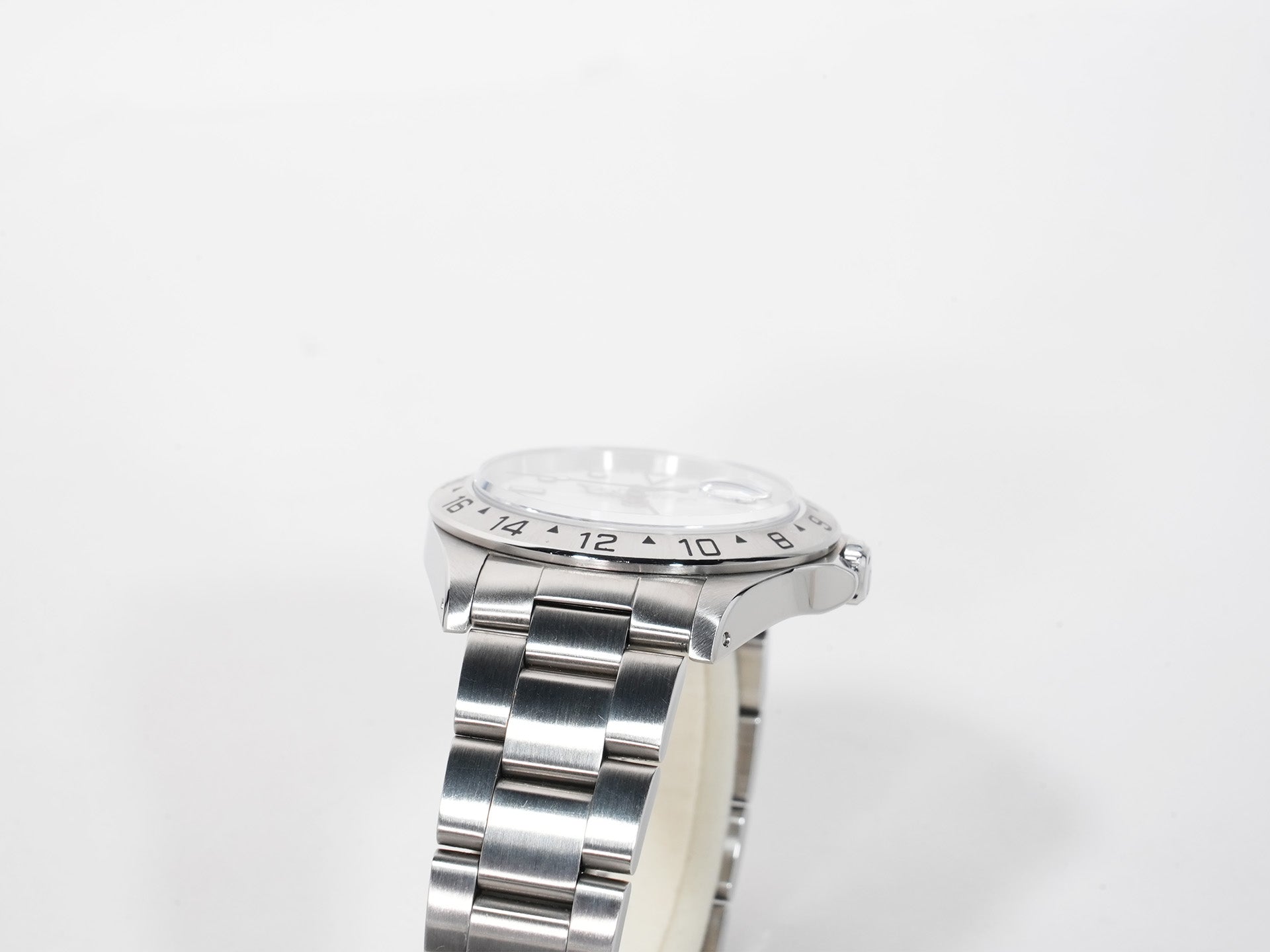 ロレックス エクスプローラーII Ref.16570 ステンレススチール ホワイト文字盤 オイスターブレスレット 中古 3nk5y2nv
