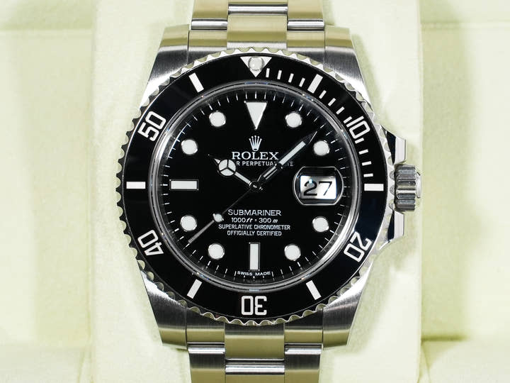 ロレックス サブマリーナー デイト Ref.116610LN ステンレススチール ブラック文字盤 中古 4a32kndx