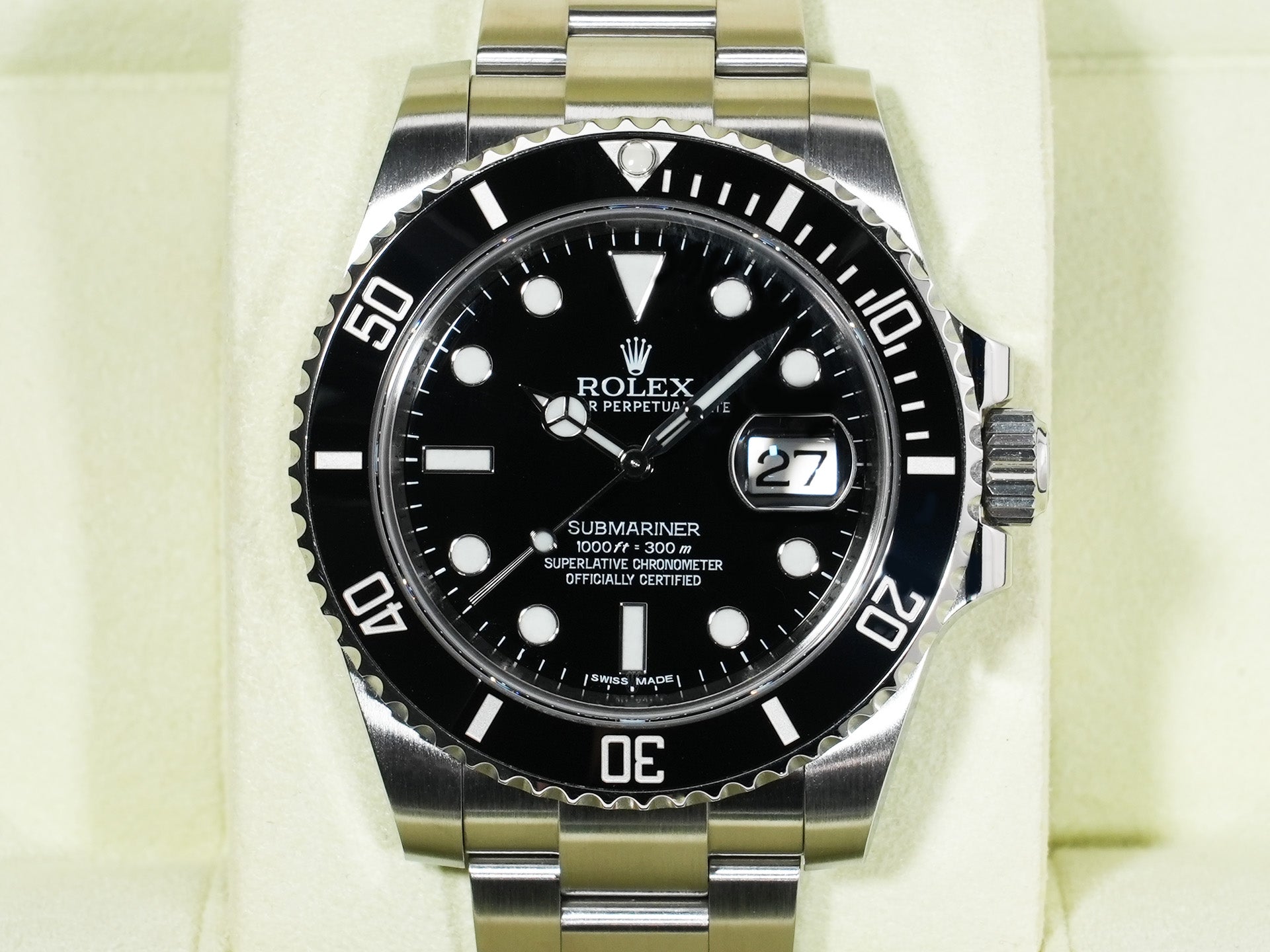 ロレックス サブマリーナー デイト Ref.116610LN ステンレススチール ブラック文字盤 中古 4a32kndx