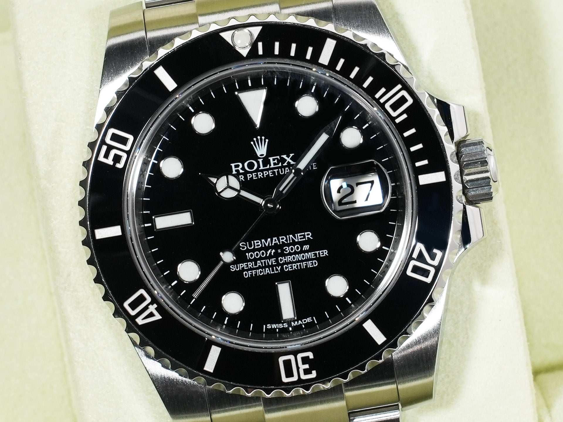 ロレックス サブマリーナー デイト Ref.116610LN ステンレススチール ブラック文字盤 中古 4a32kndx