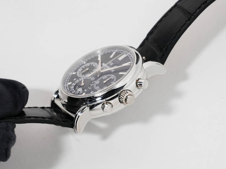 パテックフィリップ パーペチュアルカレンダー スプリットセコンド クロノグラフ Ref.5204P-011 プラチナ ブラック文字盤 中古 jhfmekjm