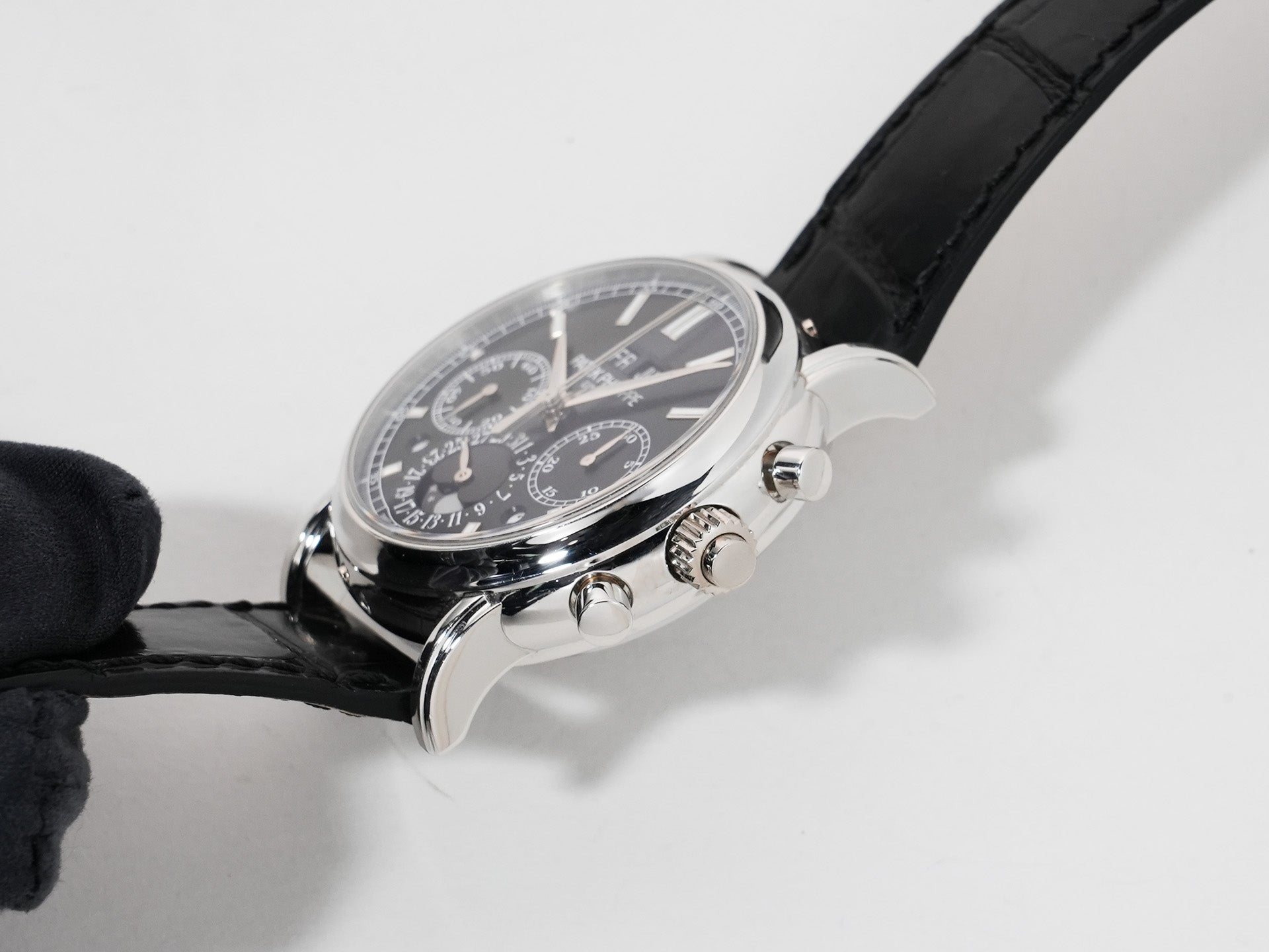 パテックフィリップ パーペチュアルカレンダー スプリットセコンド クロノグラフ Ref.5204P-011 プラチナ ブラック文字盤 中古 jhfmekjm